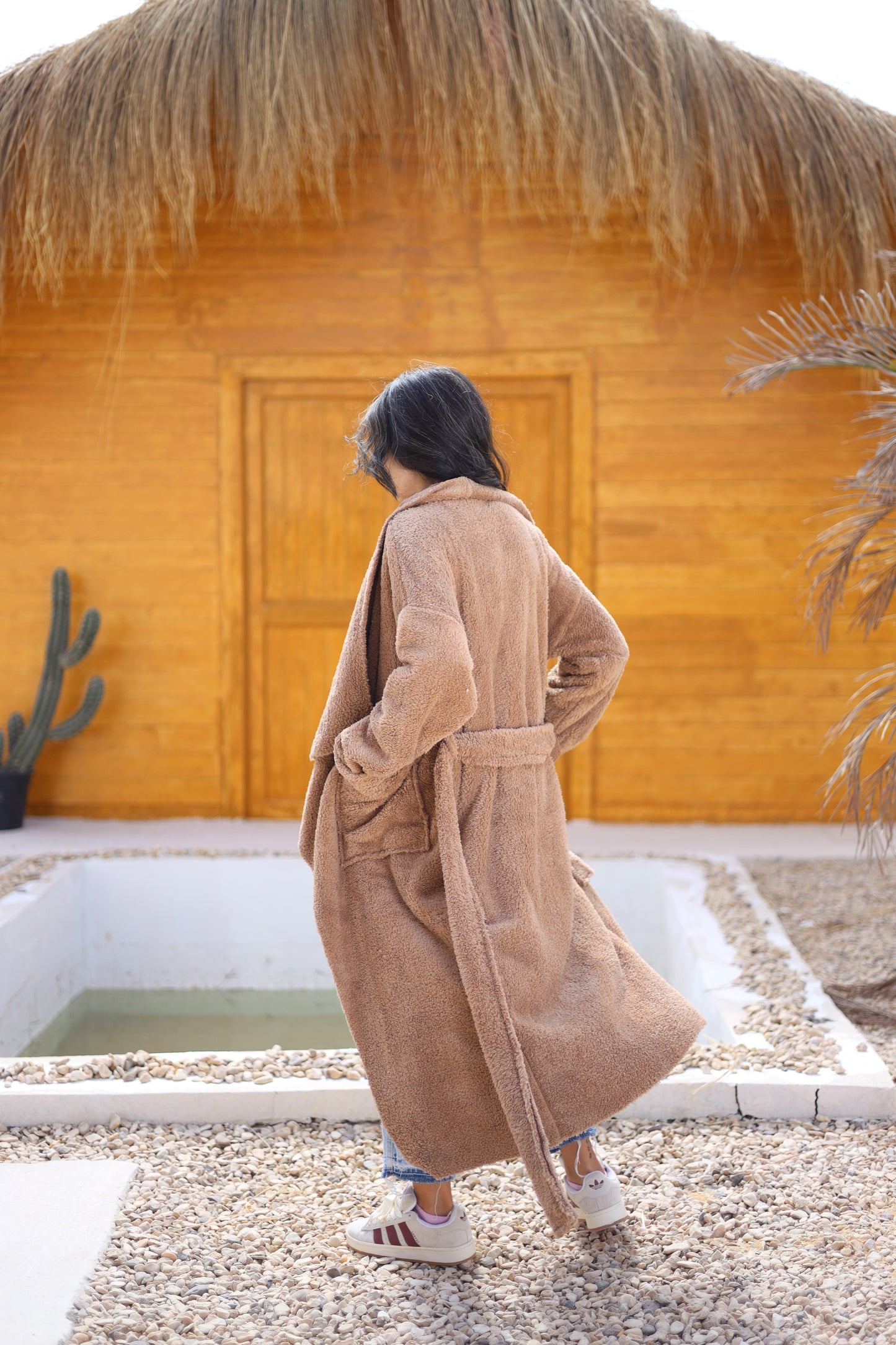 Luvienne Teddy Coat - Dark Biege