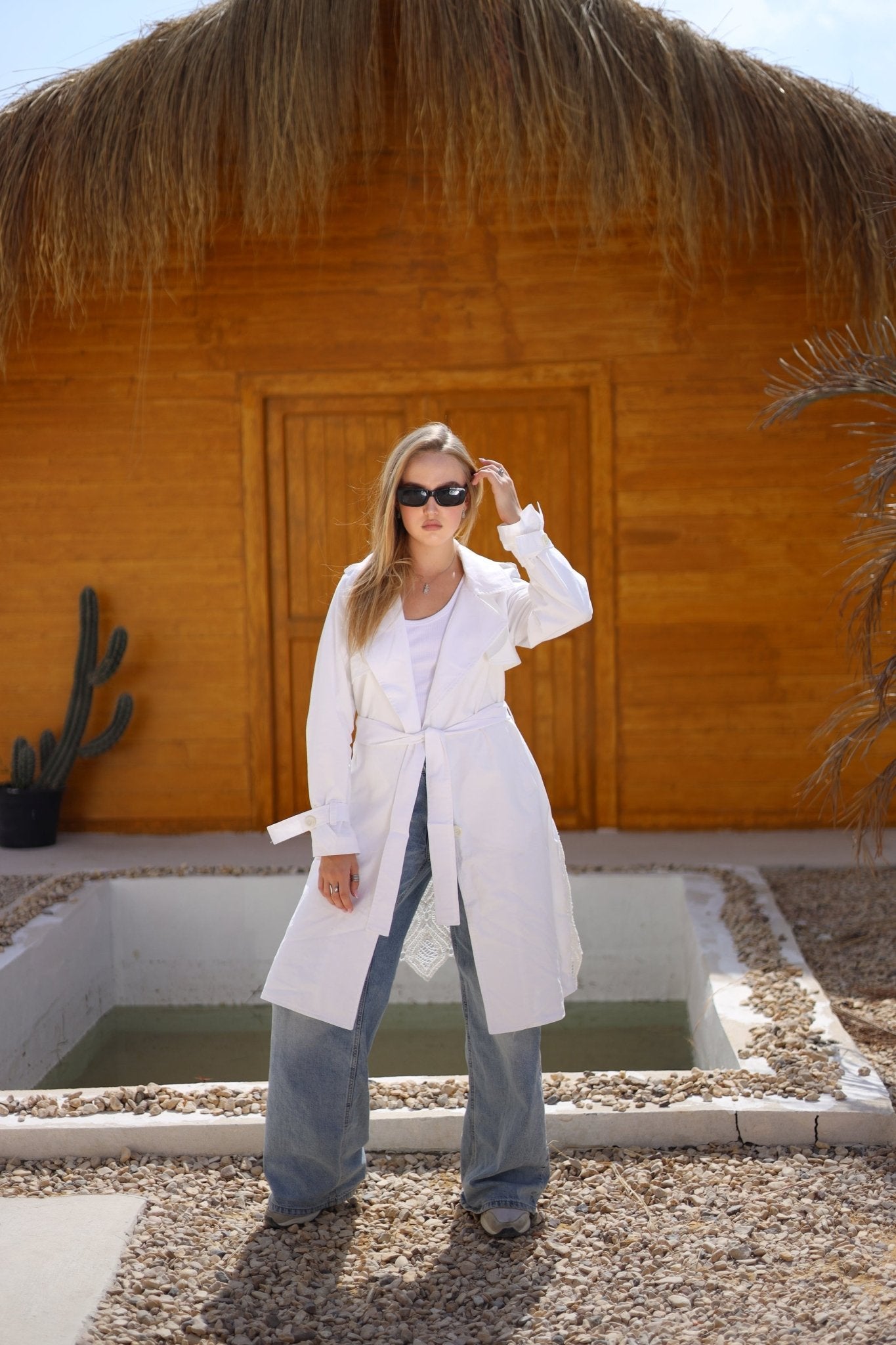 Alessé Gabardine Coat - Ornaty