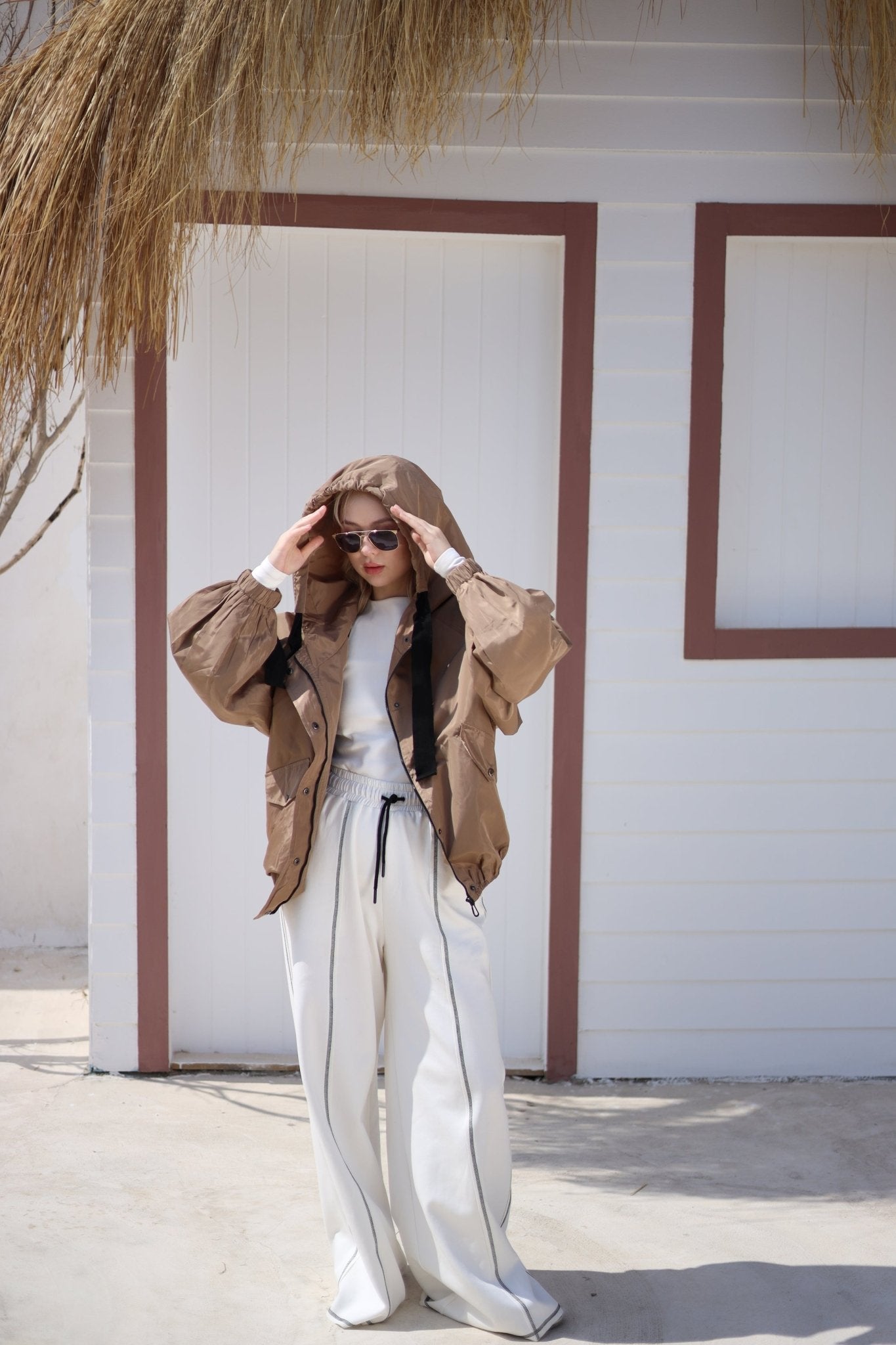Élvanie Waterproof Jacket - Brown - Ornaty