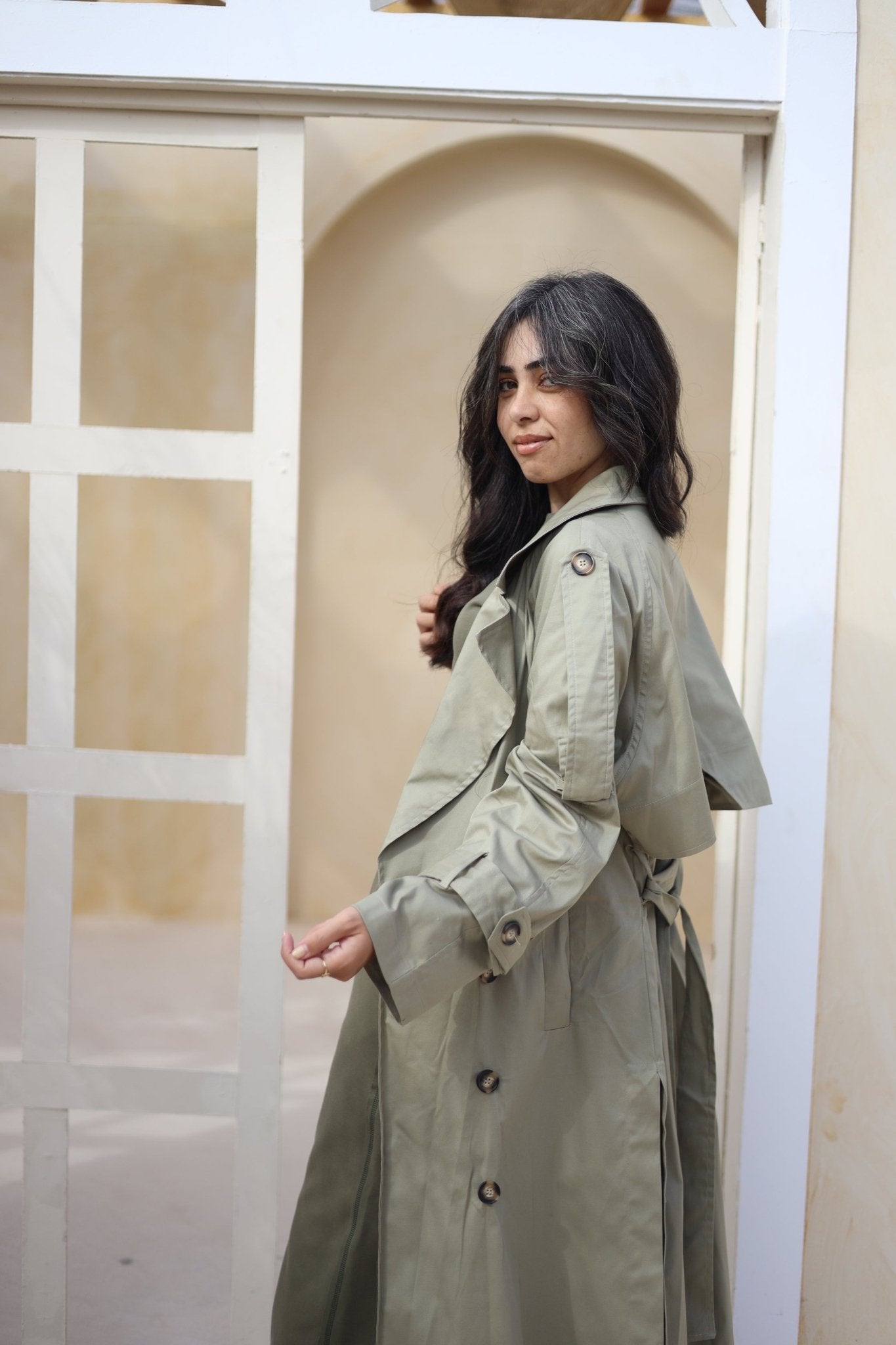 Sienna Trench Olive - Ornaty