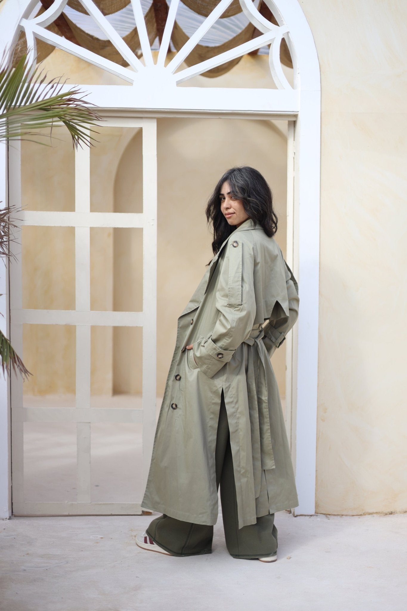 Sienna Trench Olive - Ornaty