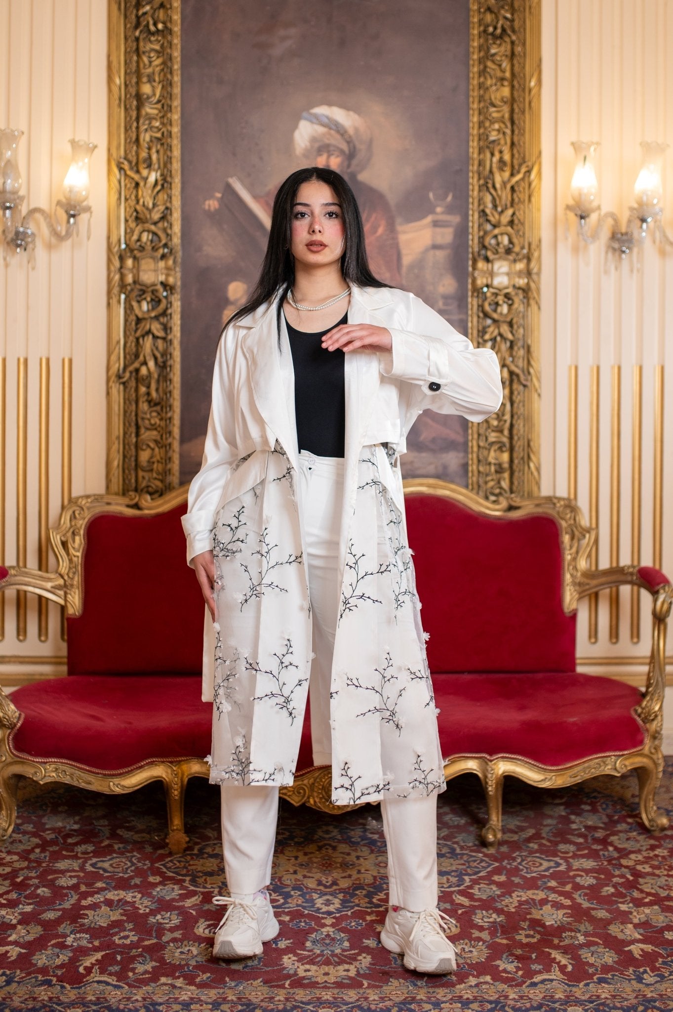 Trench White - Ornaty