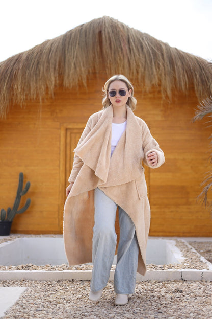 Luvienne Teddy Coat - Biege - Ornaty