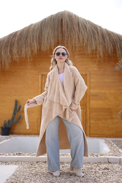Luvienne Teddy Coat - Biege - Ornaty