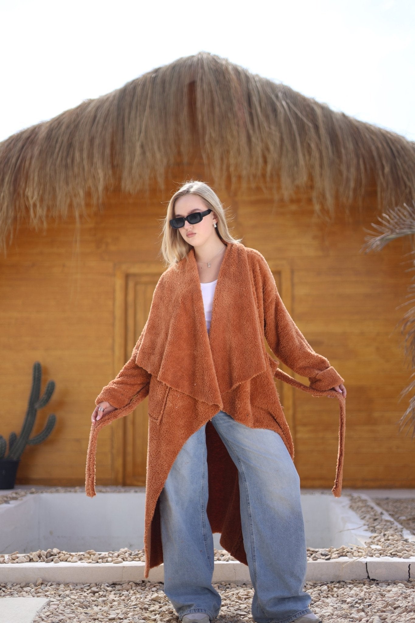 Luvienne Teddy Coat - Brown - Ornaty