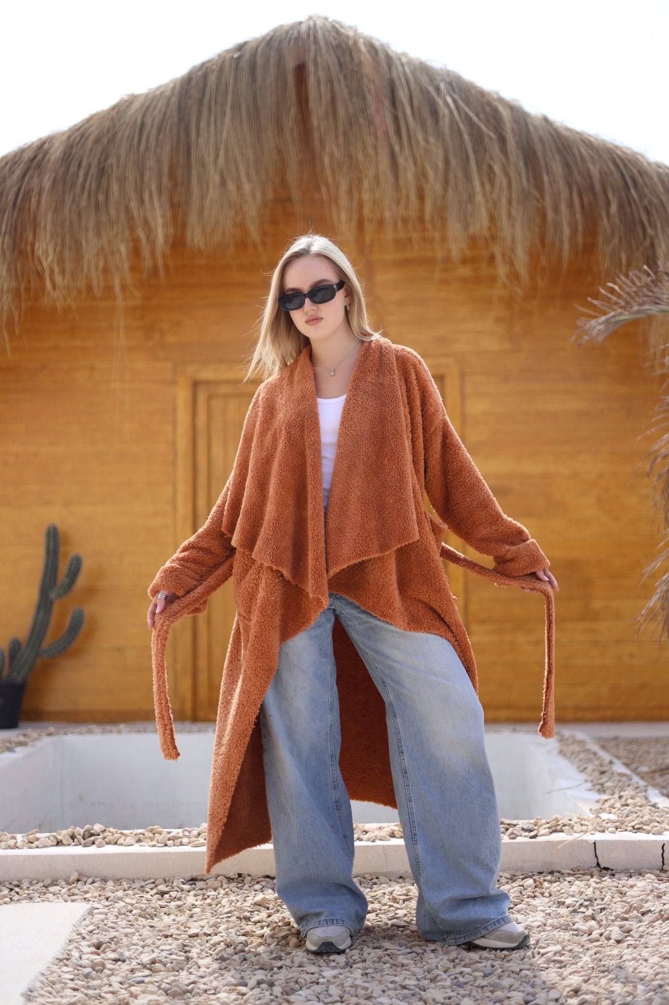 Luvienne Teddy Coat - Brown - Ornaty