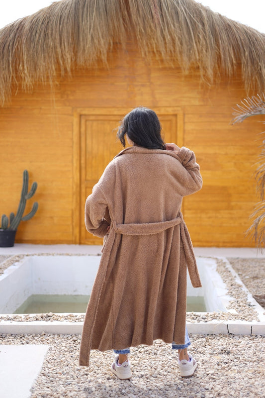 Luvienne Teddy Coat - Dark Biege - Ornaty