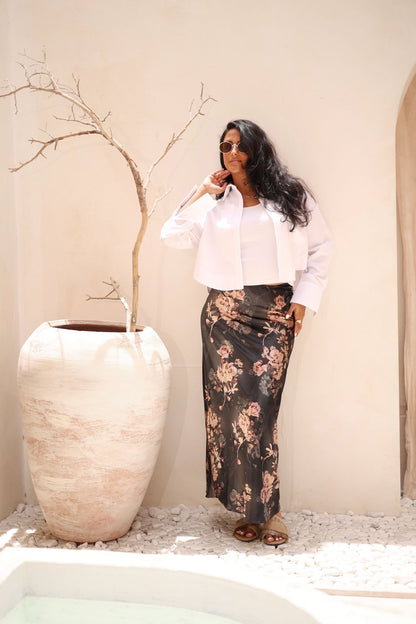 Selene Satin Skirt - Ornaty