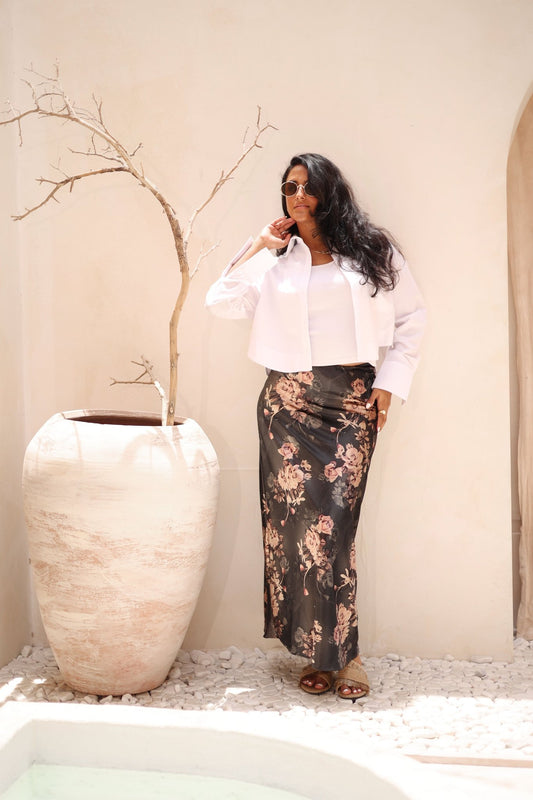 Selene Satin Skirt - Ornaty
