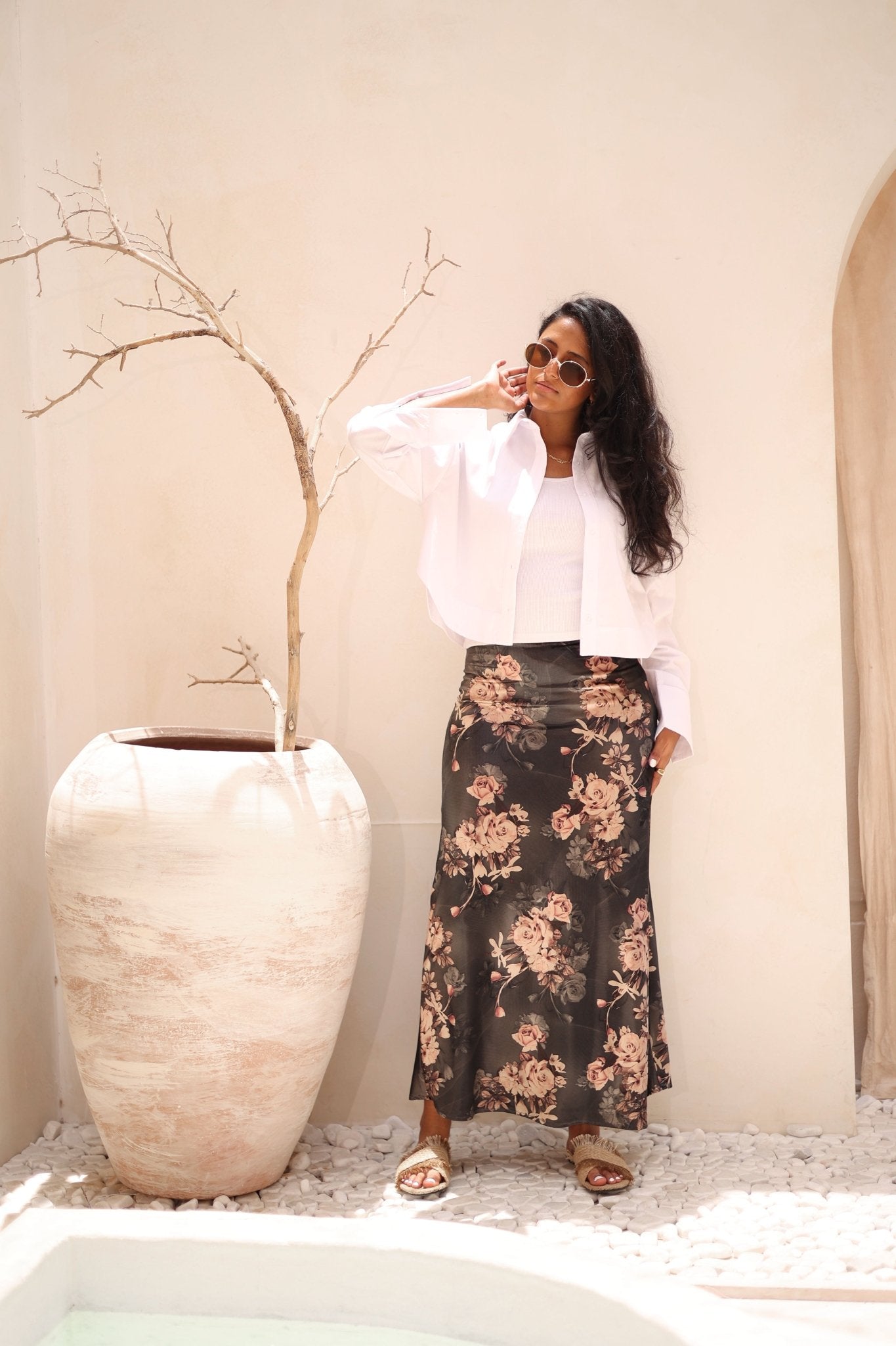 Selene Satin Skirt - Ornaty