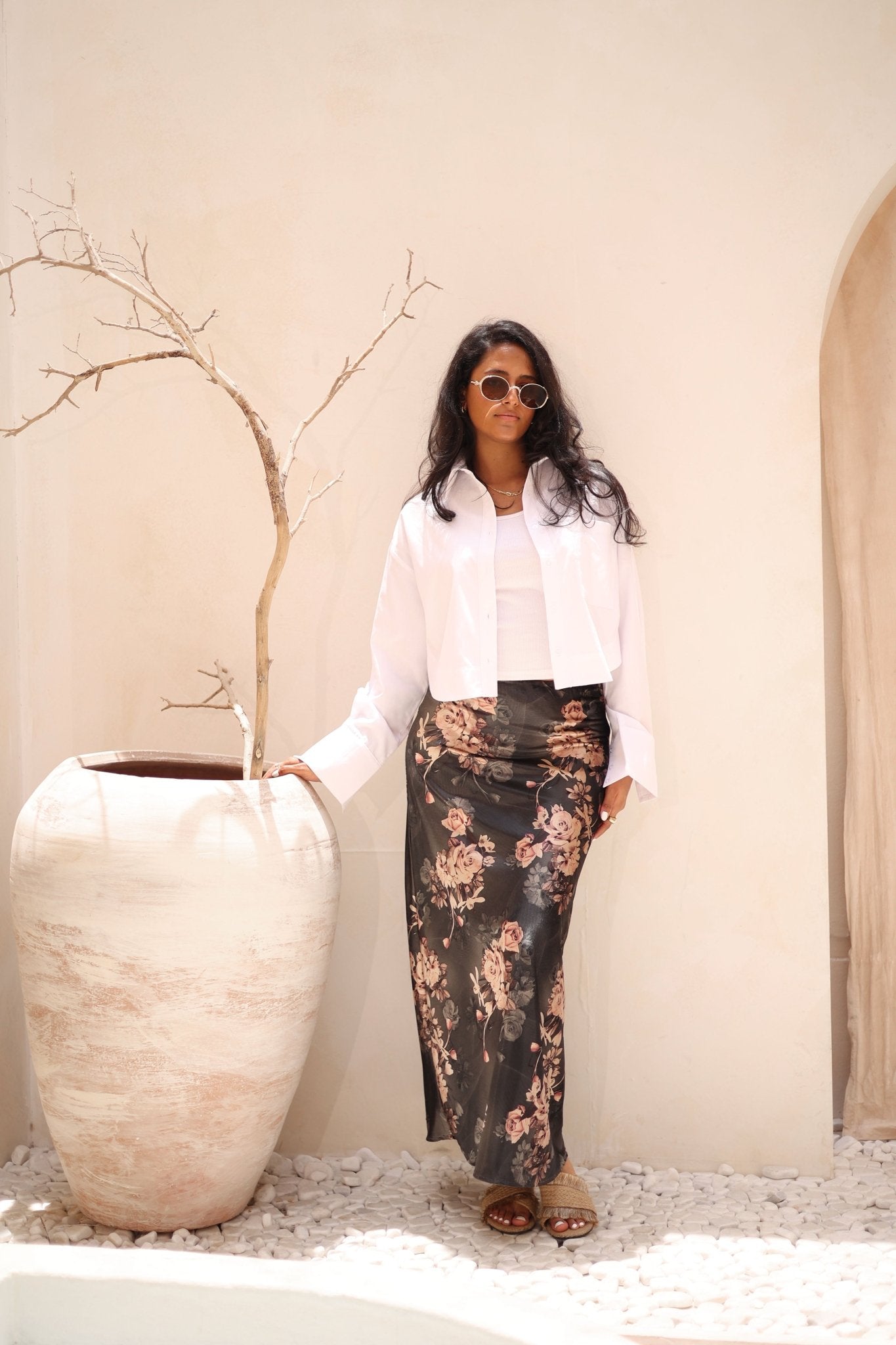 Selene Satin Skirt - Ornaty