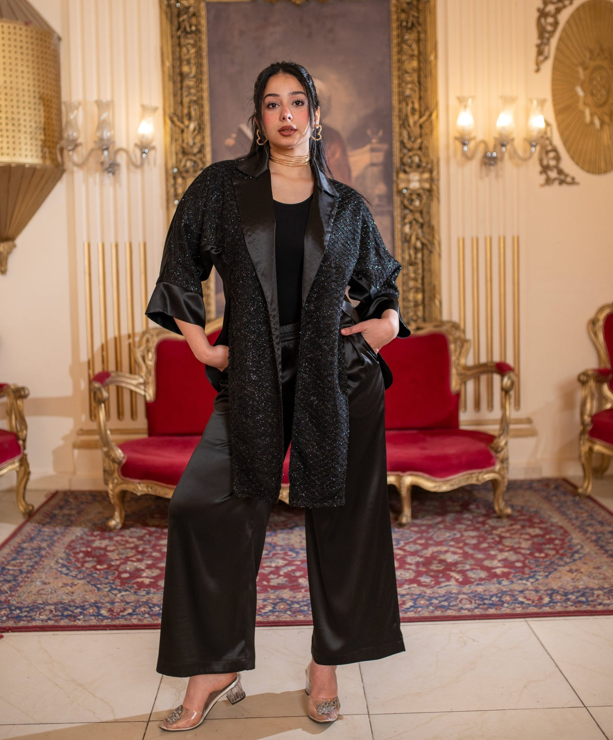 Set Black - Ornaty