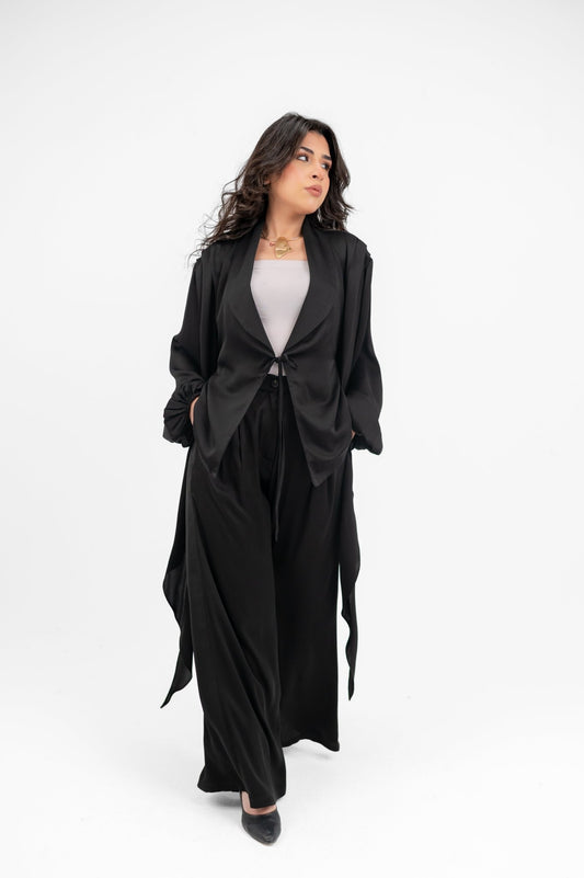 Set Satin Butterfly (Black) - Ornaty