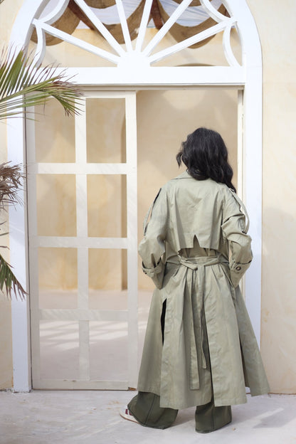 Sienna Trench Olive - Ornaty
