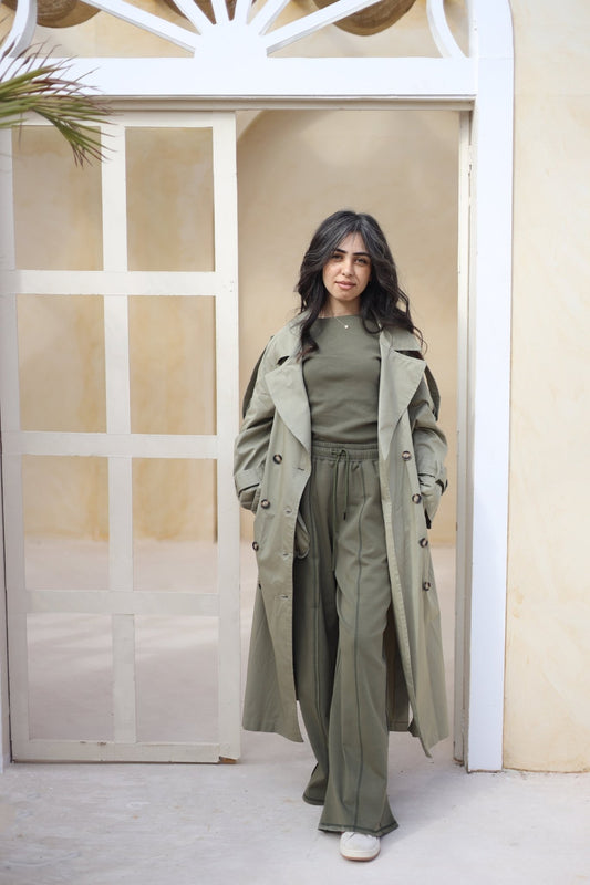 Sienna Trench Olive - Ornaty
