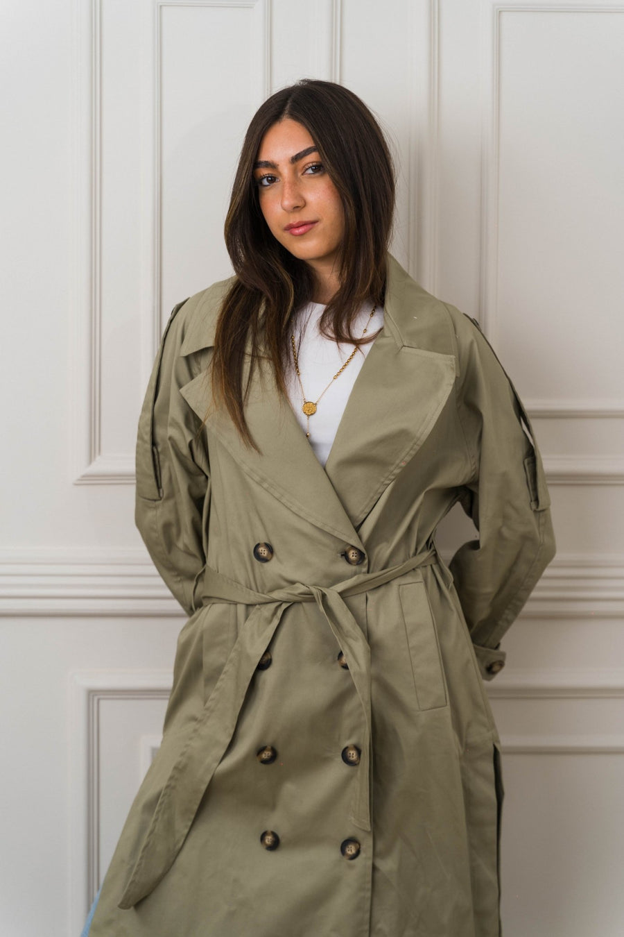 Sienna Trench Olive - Ornaty