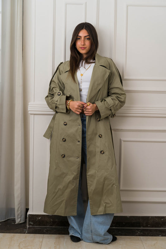 Sienna Trench Olive - Ornaty