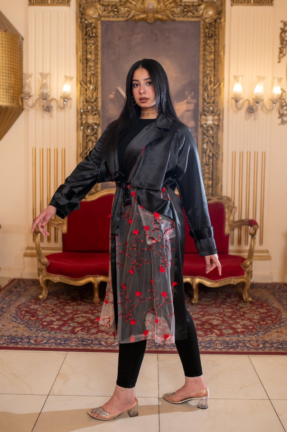 Trench Black (Red) - Ornaty