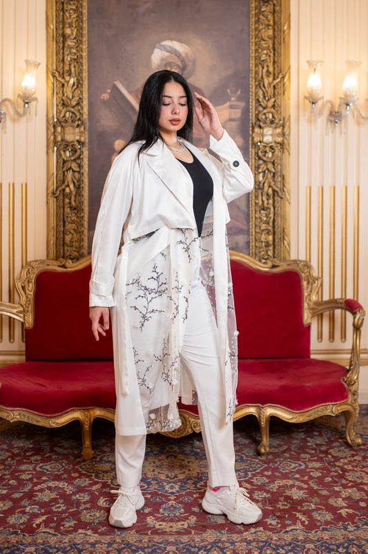 Trench White - Ornaty