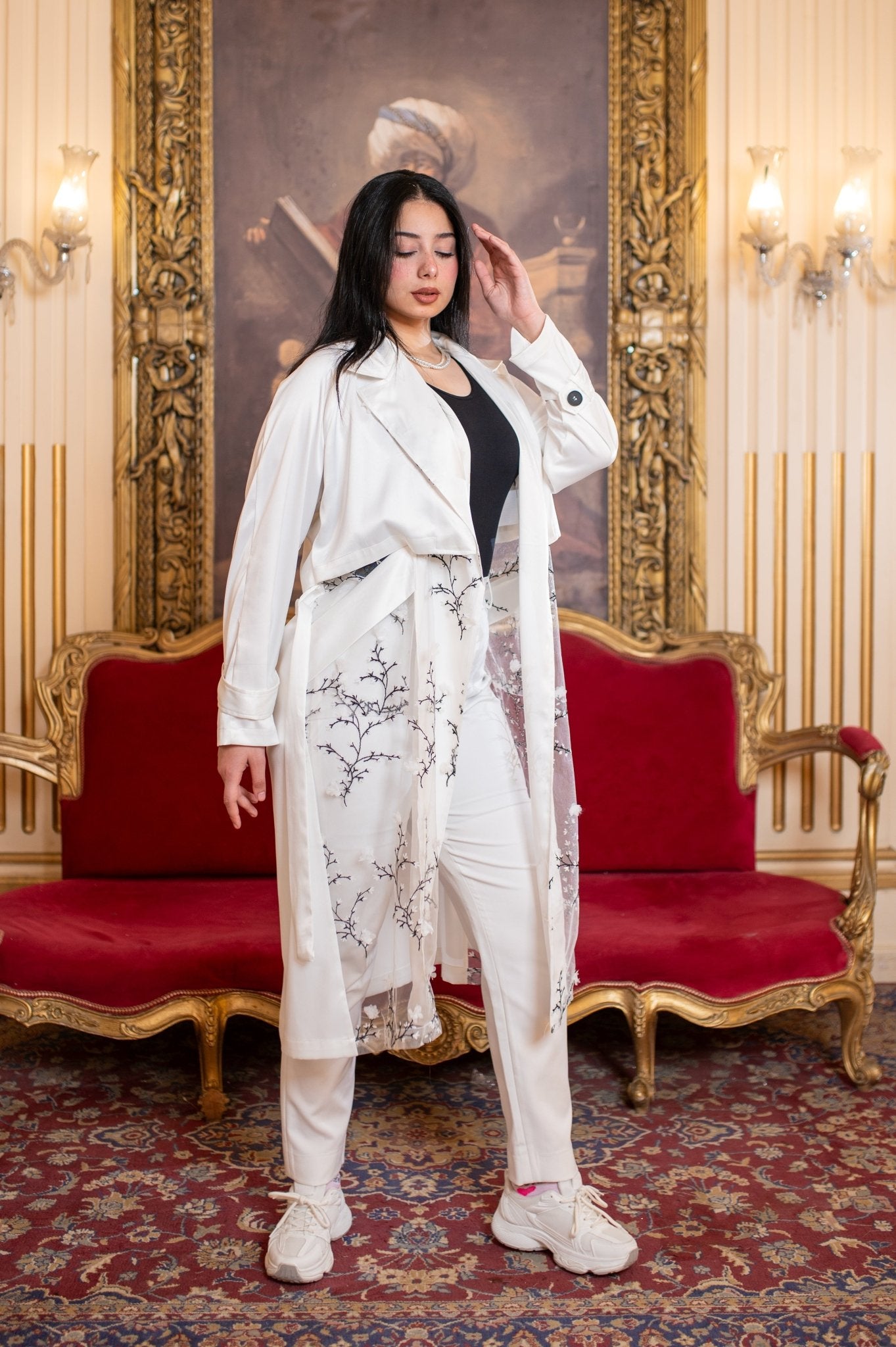 Trench White - Ornaty