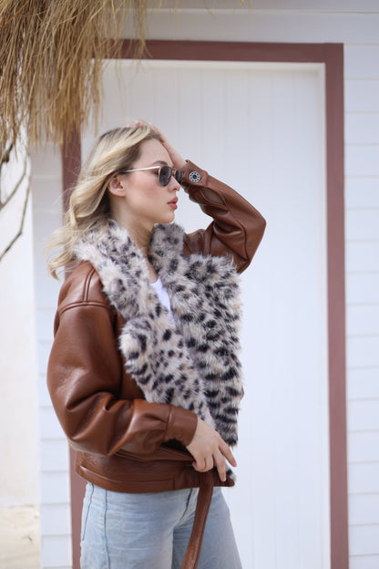 Velmora Jacket - Brown - Ornaty